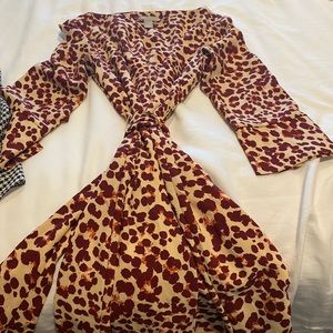 HM leopard print dress